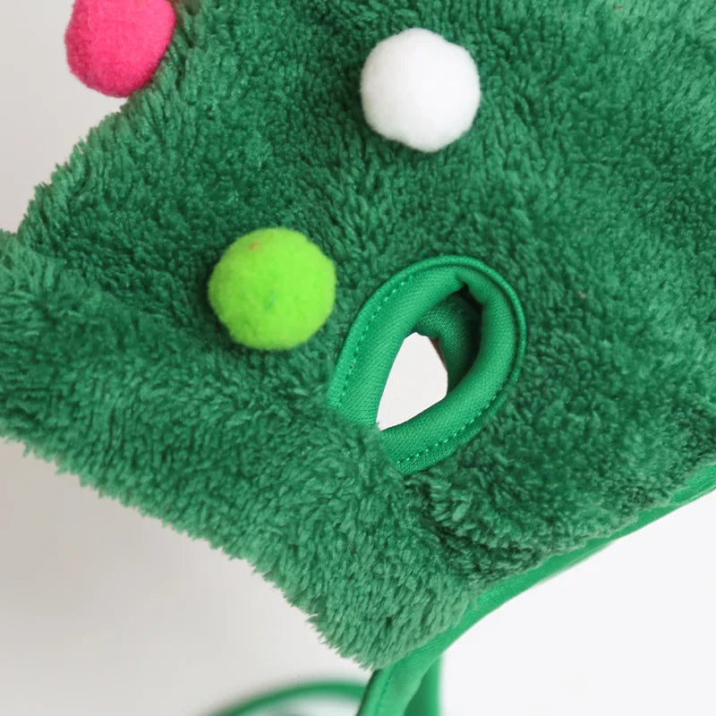 Winter Pet Puppy Accessories for Dogs Cat Bibs Bandana Christmas Santa Claus Hat for Small Puppy French Bulldog Chihuahua Yorkie